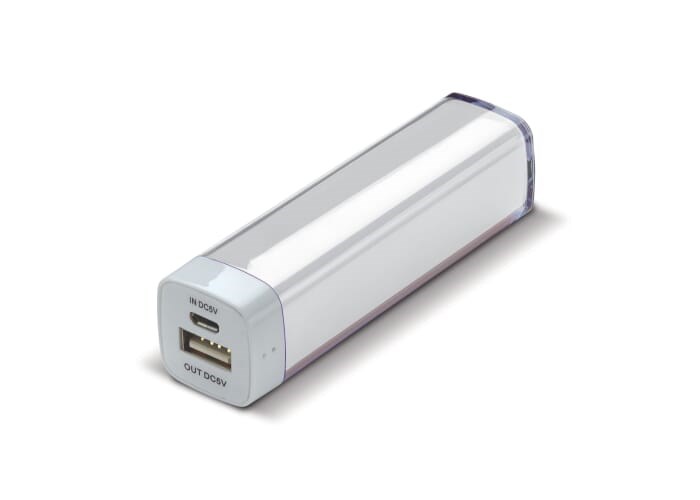 Powerbank transparant 2200mAh