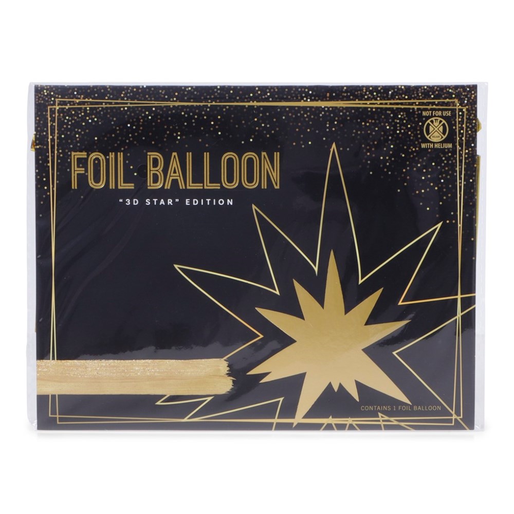 SENZA Folie Ballon 3D Ster Goud