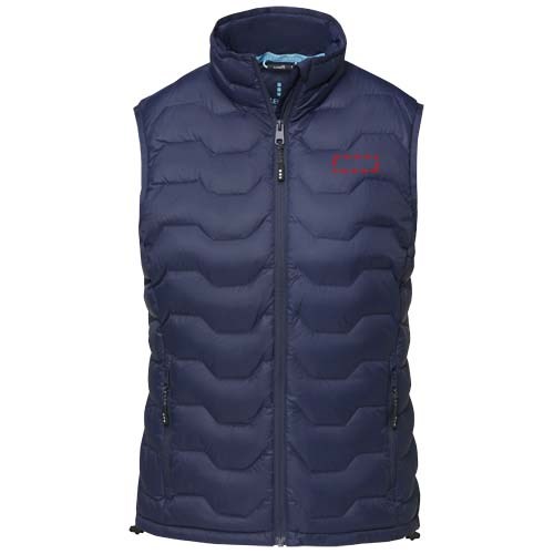 Epidote GRS gerecyclede geïsoleerde down bodywarmer voor dames