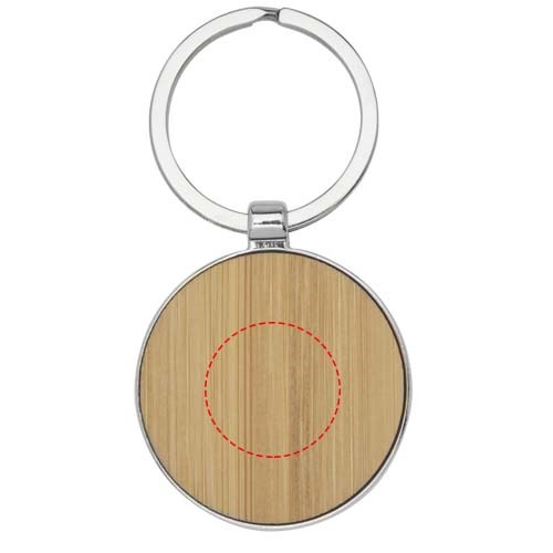 Nino bamboe ronde sleutelhanger