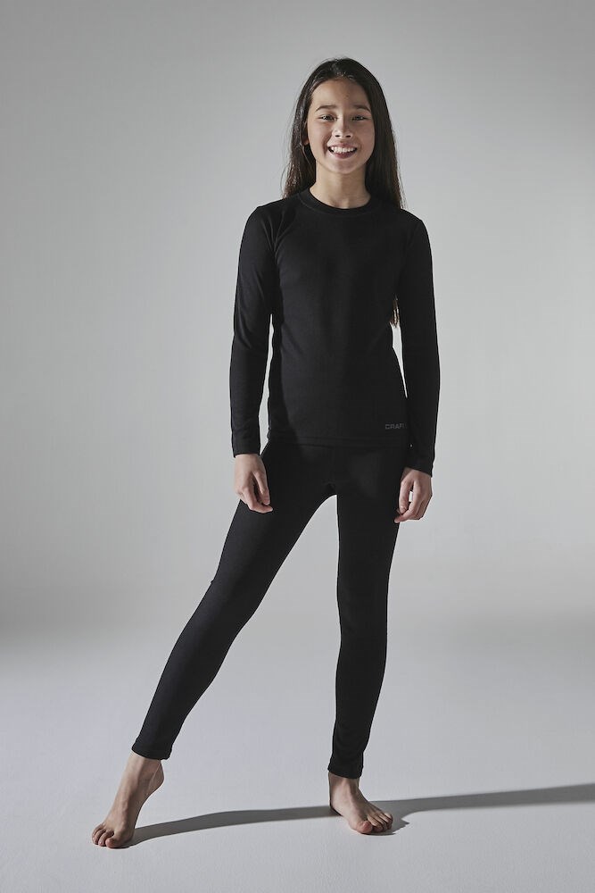 Craft - CORE Warm Baselayer Set J Black 110/116