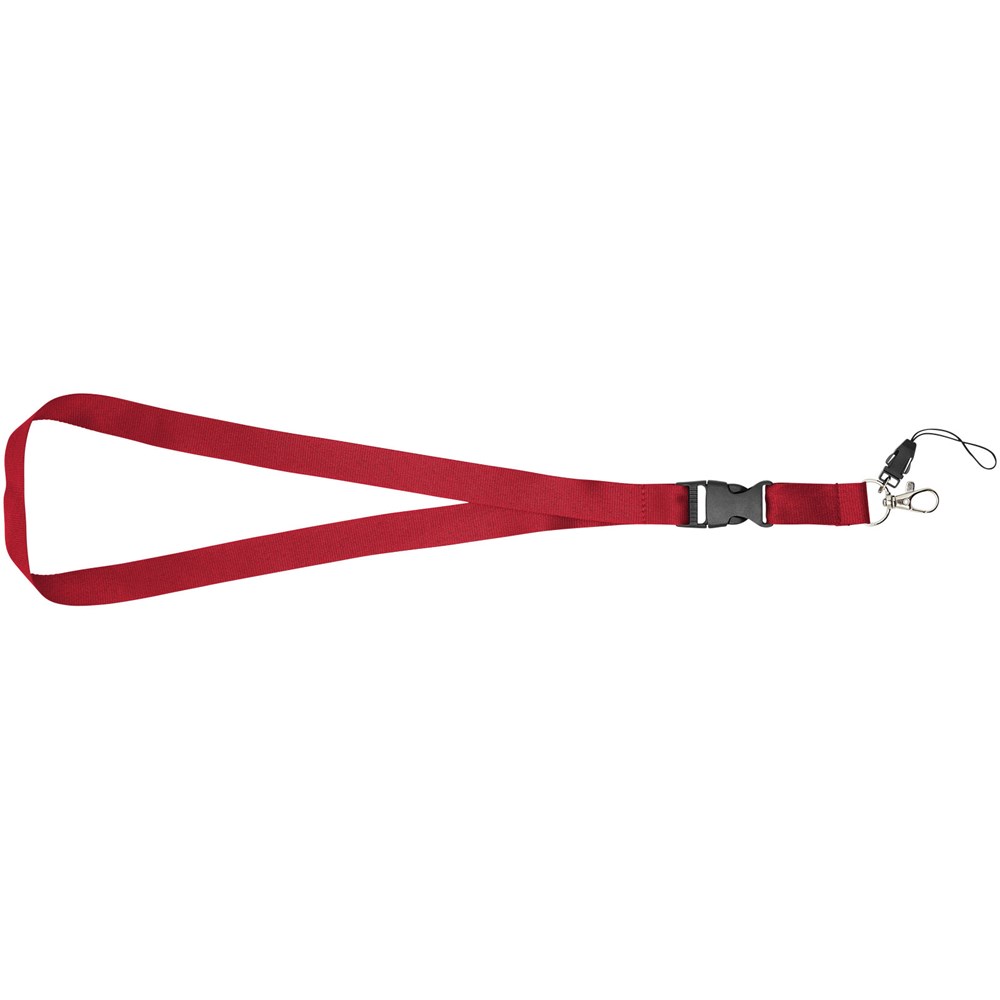 Sagan lanyard met afneembare gesp en telefoonhouder