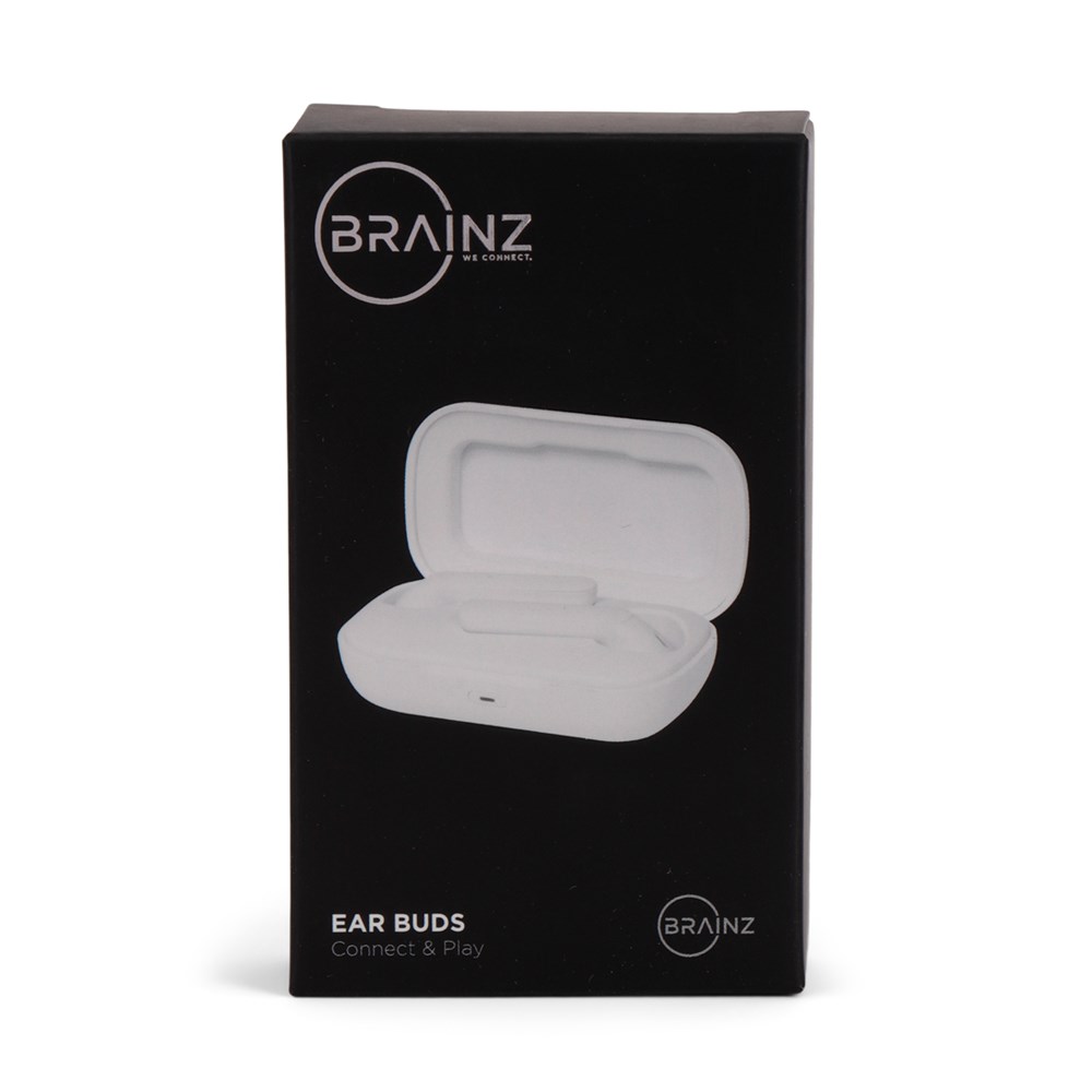 BRAINZ Bluetooth Earbuds Wit (brievenbus)