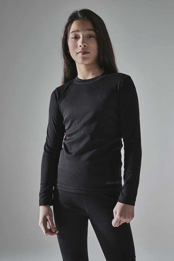 Craft - CORE Warm Baselayer Set J Black 110/116