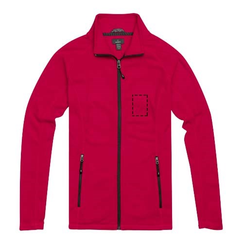 Rixford fleece dames jas met ritssluiting