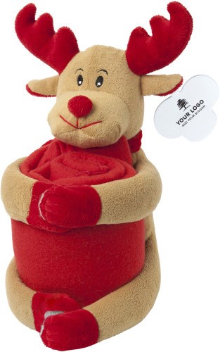 Kerstknuffel met deken Andrew