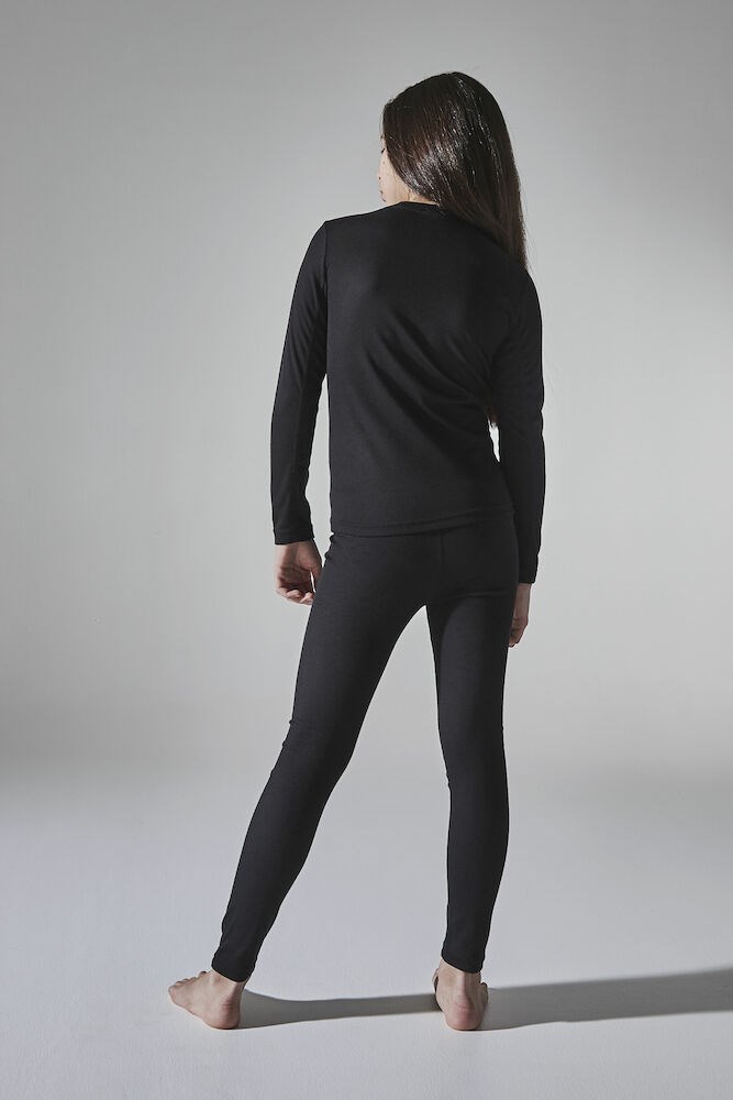 Craft - CORE Warm Baselayer Set J Black 110/116