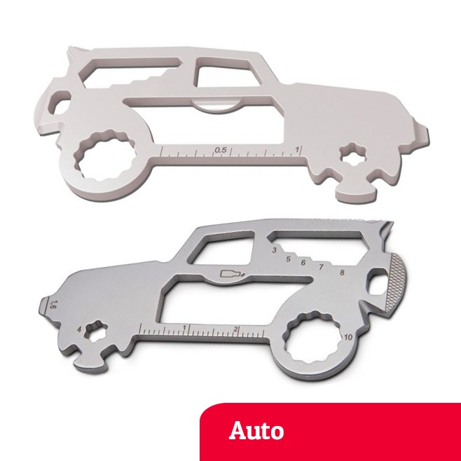 Sleutelhanger multitool auto