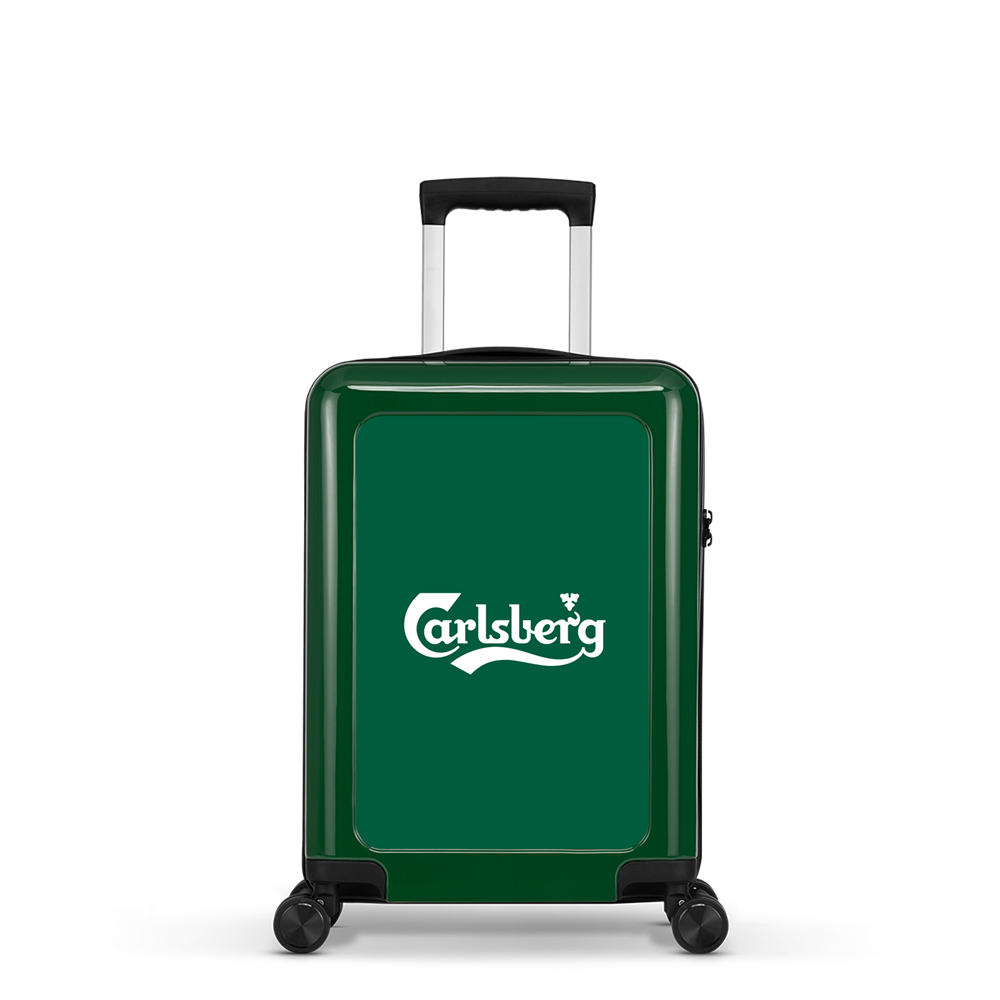 STICKERCASE® 20" Handbagage donker groen - met gepersonaliseerde sticker en/of individuele namen