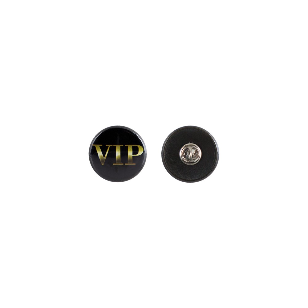 Metalen button 31mm met pin en clutch