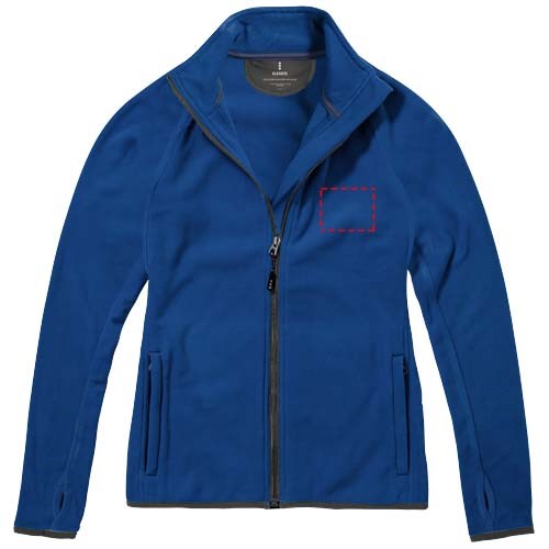 Brossard fleece dames jas met ritssluiting