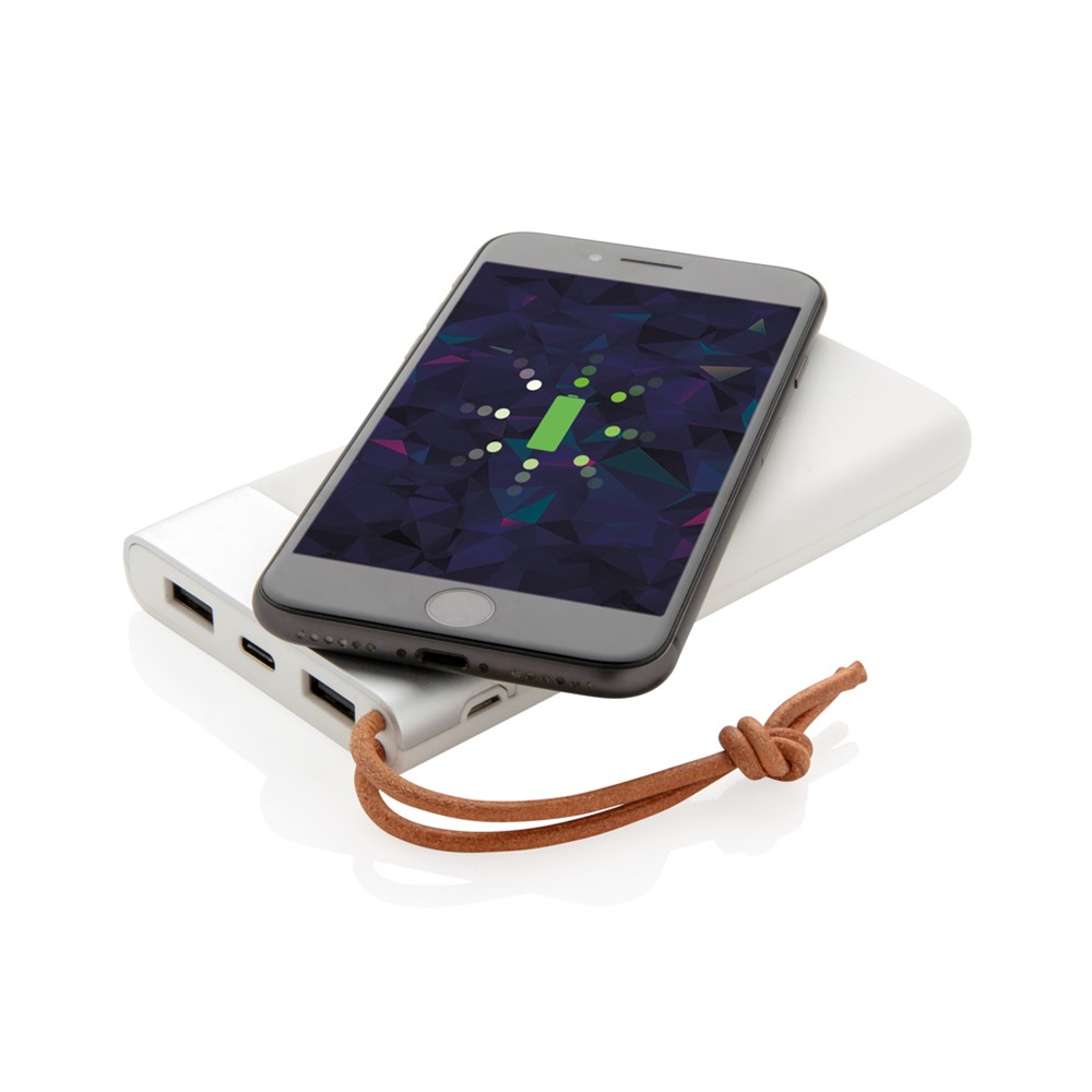 Aria 8.000 mAh powerbank met draadloos opladen