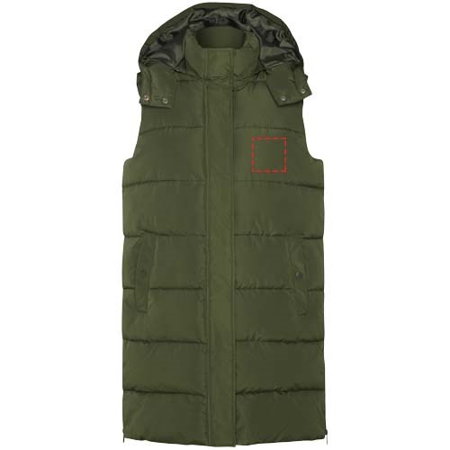 Reine geïsoleerde bodywarmer voor dames