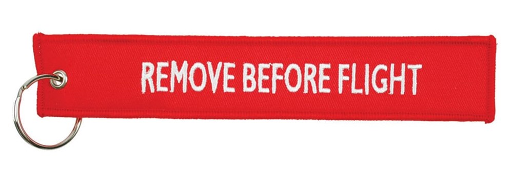 Remove before flight hang tag - By 4YOU