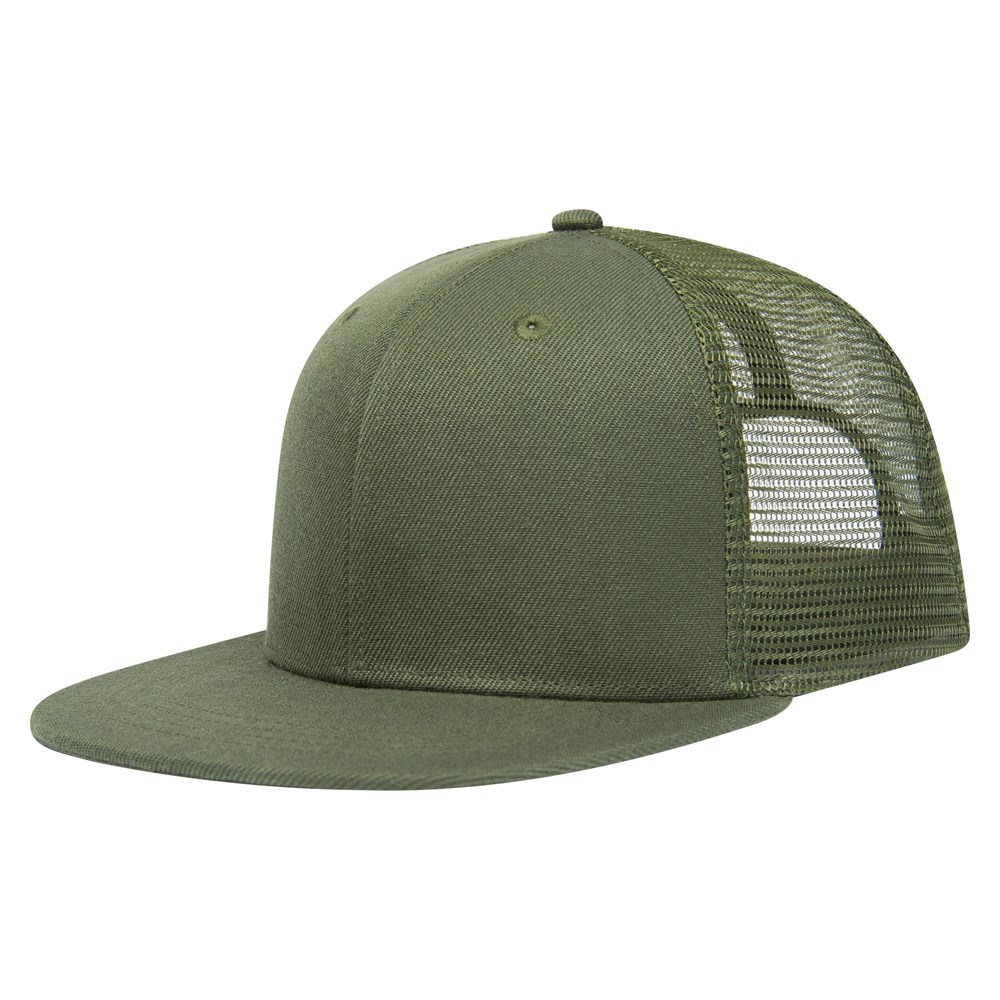  Trucker cap hoog profiel flat peak - retail