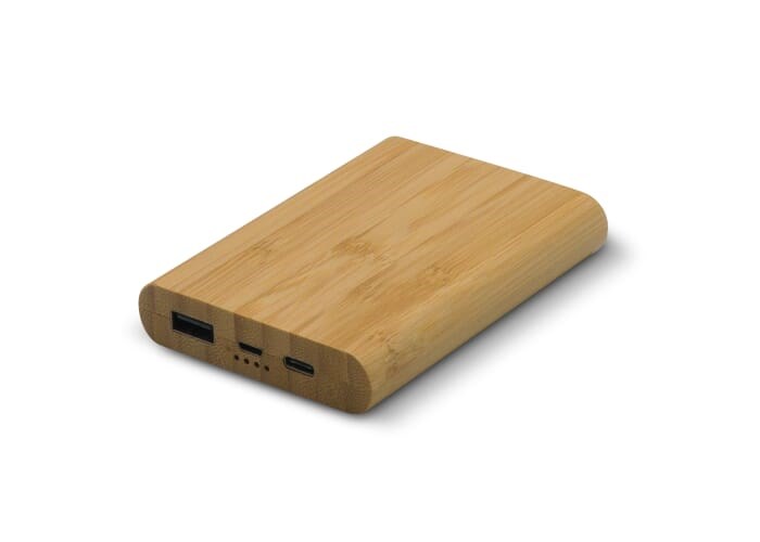 Powerbank bamboe 5.000mAh