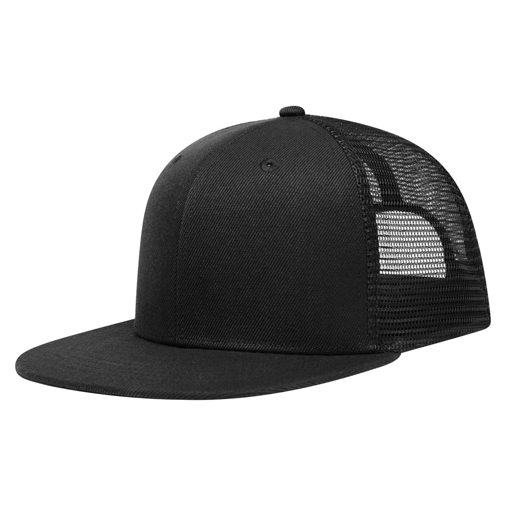 Trucker cap hoog profiel flat peak - retail