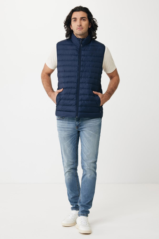 Iqoniq Meru heren gerecycled polyester bodywarmer