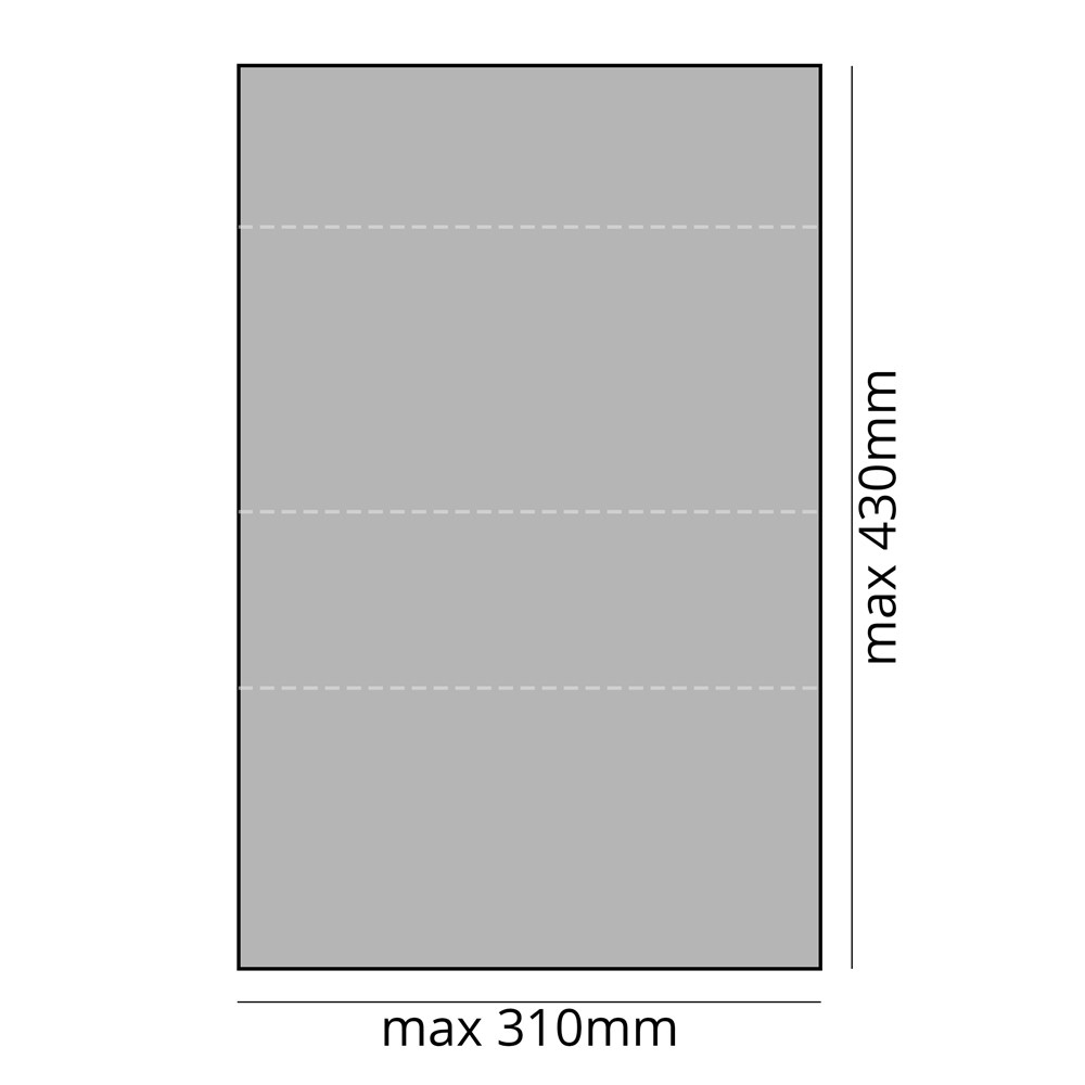 Sleeve DYO Small (plano max. 430 x 310 mm)