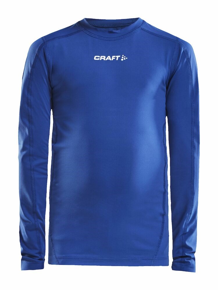 Craft - Pro Control Compression Long Sleeve Jr Club Cobolt 122/128