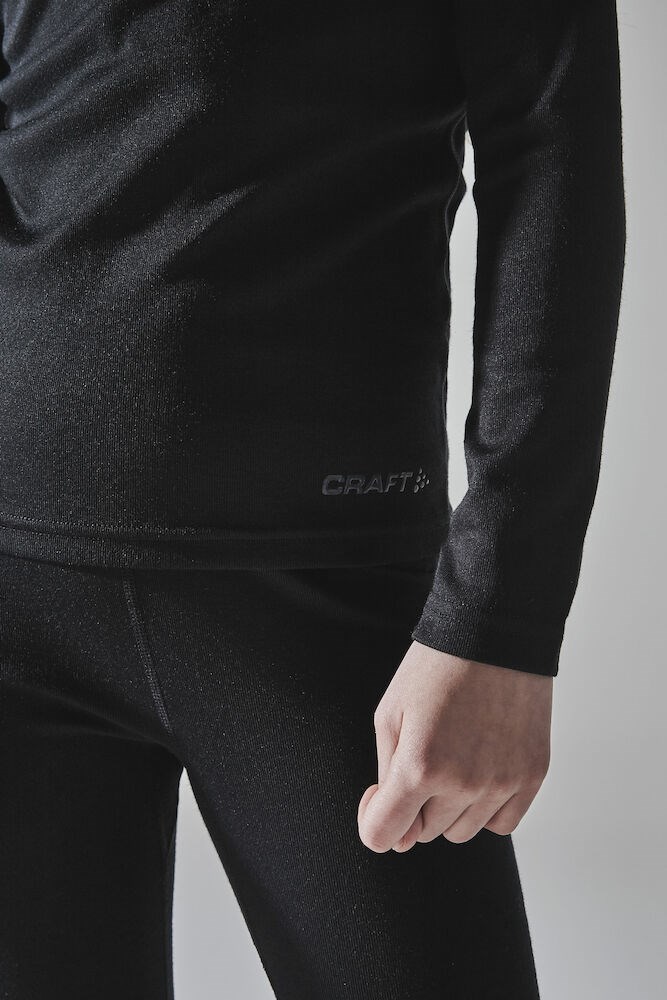 Craft - CORE Warm Baselayer Set J Black 110/116