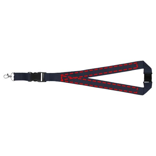 Yogi lanyard met afneembare gesp en veiligheidssluiting