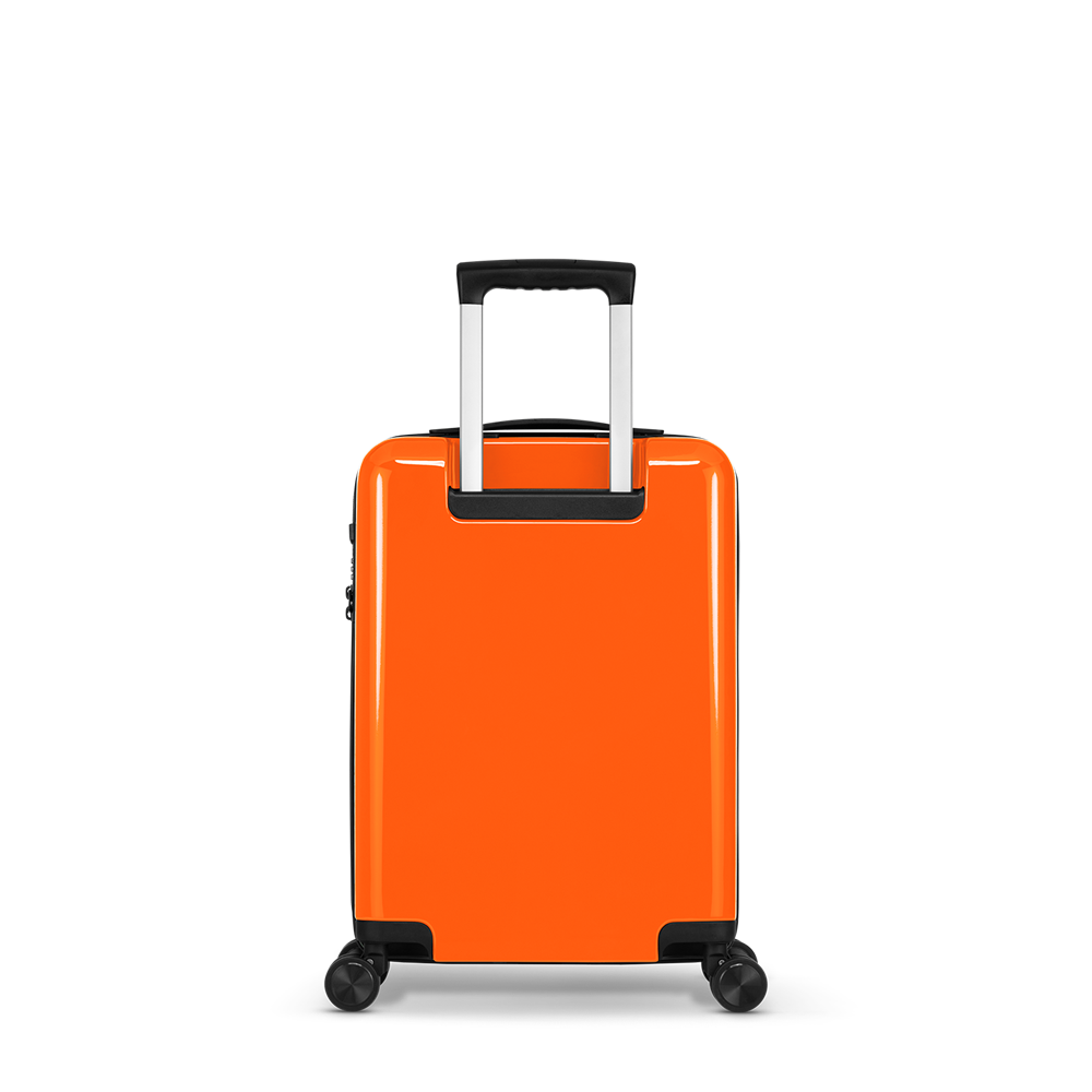 STICKERCASE® 20" Handbagage oranje - met gepersonaliseerde sticker en/of individuele namen