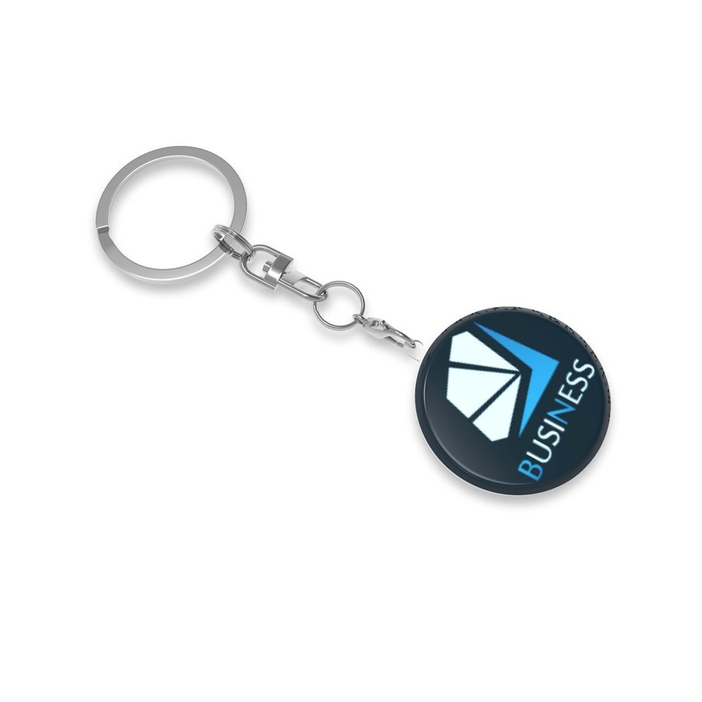 Key Ring Hard Single, Doming in full color, 20-30 cm2