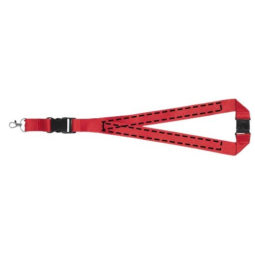 Yogi lanyard met afneembare gesp en veiligheidssluiting