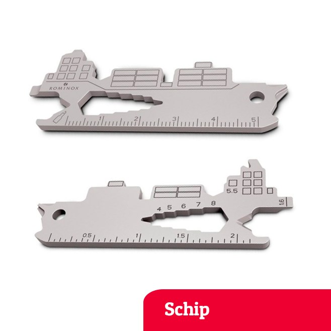 Sleutelhanger multitool schip - containerschip