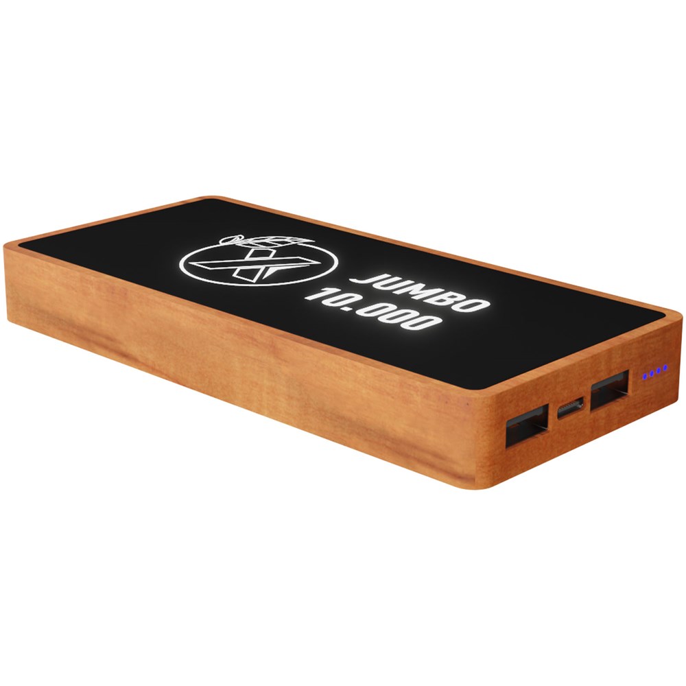 SCX.design P46 houten powerbank van 10.000 mAh voor draadloos opladen