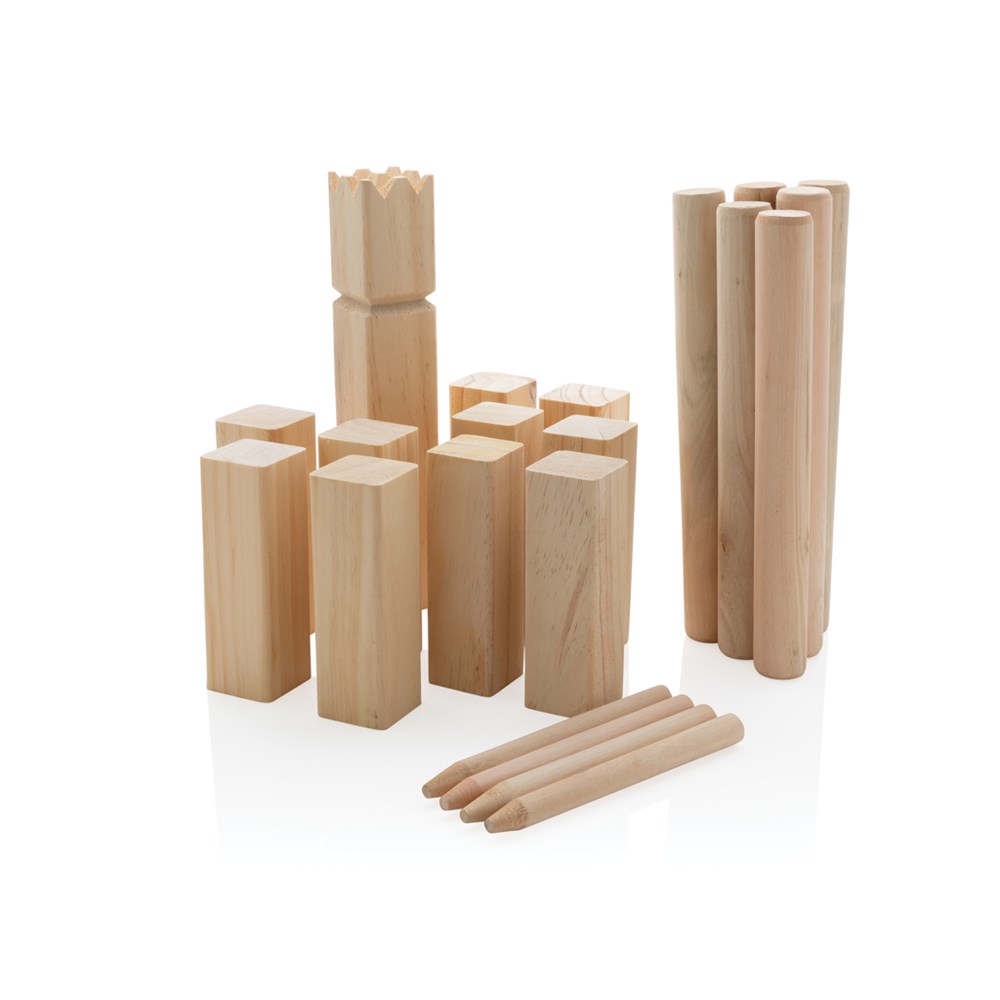 Houten kubb set