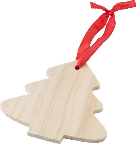 Houten kerstornament Boom Imani