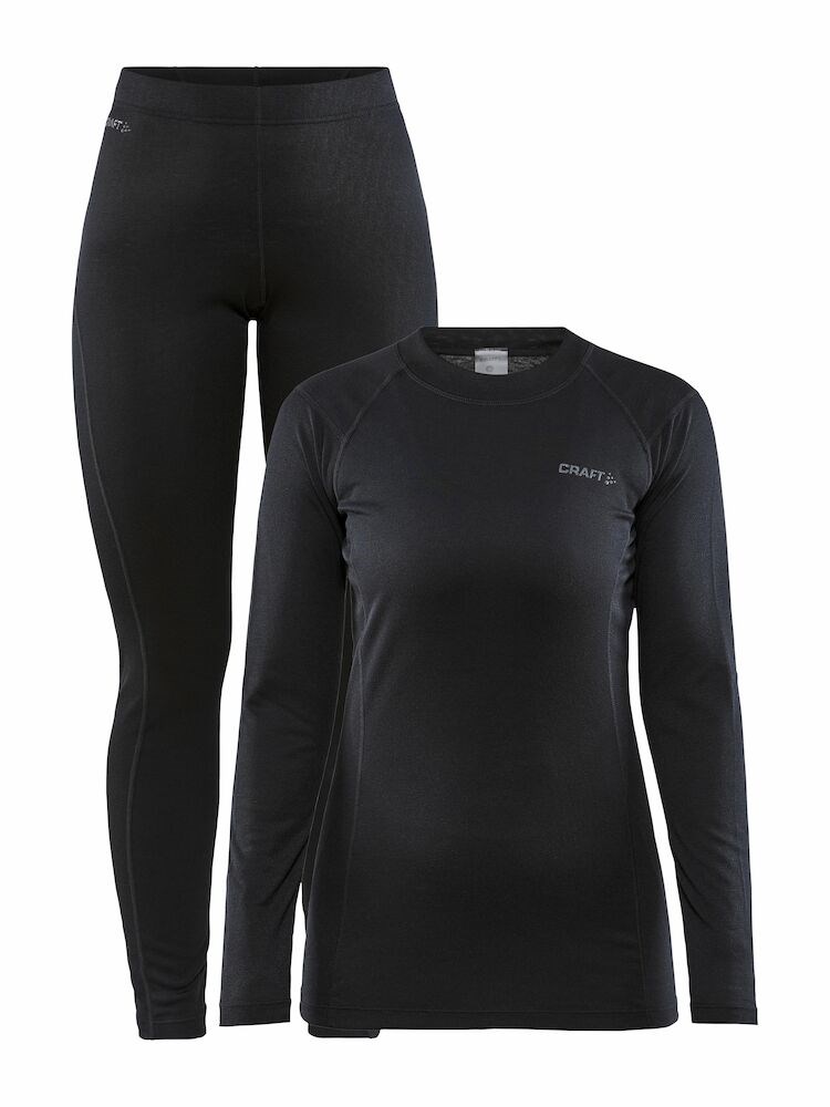 Craft - CORE Warm Baselayer Set W Black XS