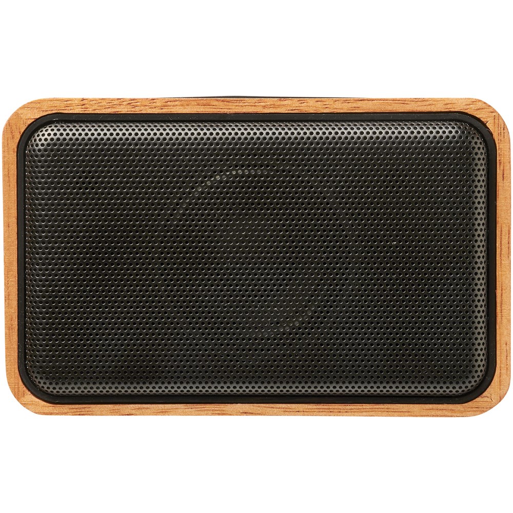 Houten 3W speaker met draadloos oplaadstation