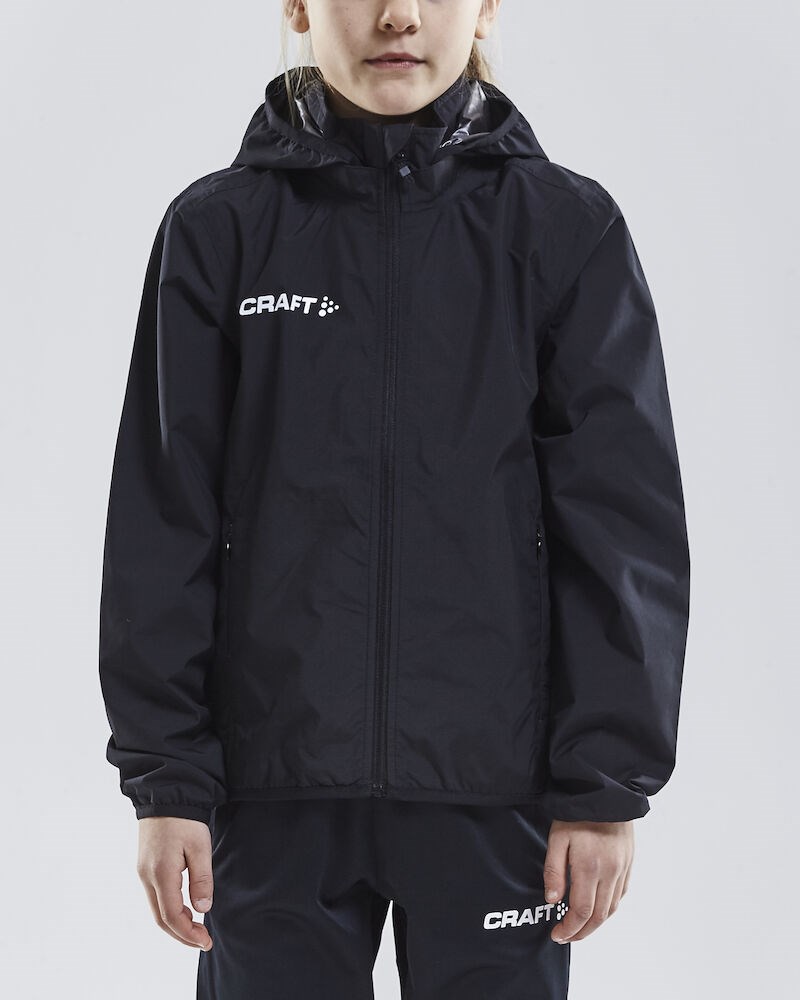 Craft - Jacket Rain JR Black 122/128