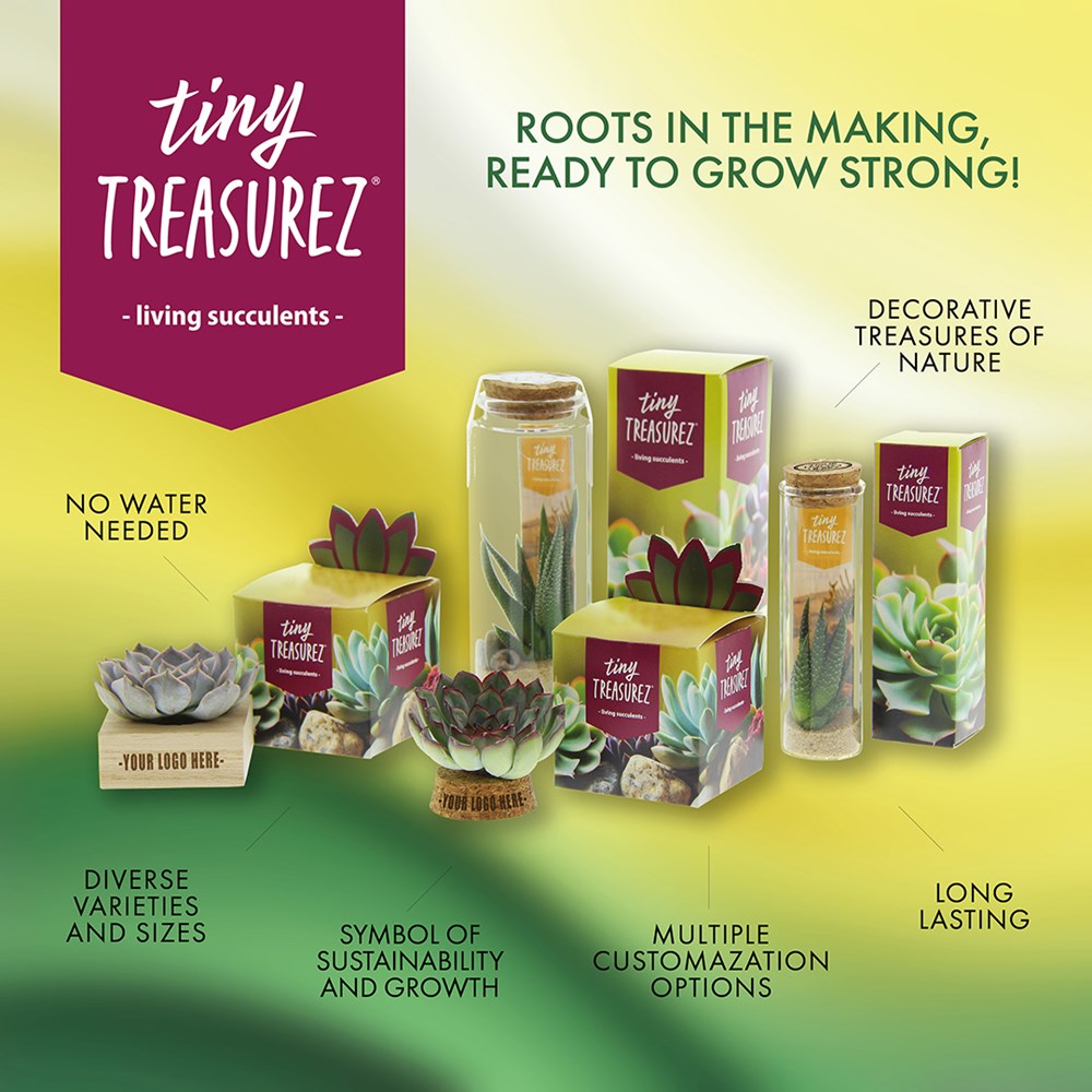 Tiny Treasurez® - Living candle trio in brievenbusdoosje