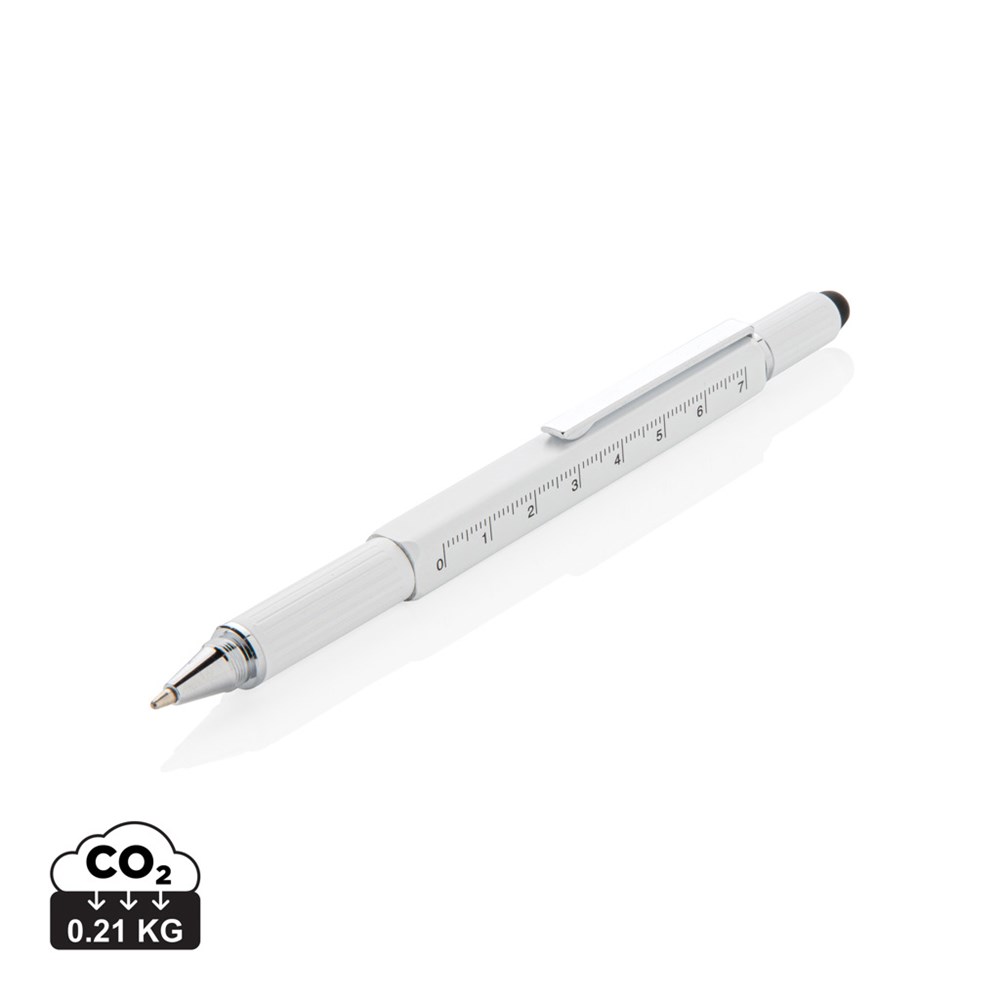 5-in-1 aluminium toolpen