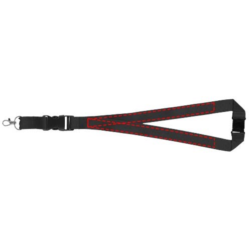 Yogi lanyard met afneembare gesp en veiligheidssluiting