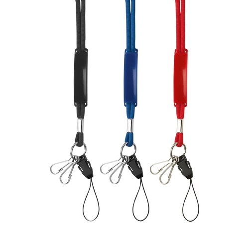 Polyester (300D) keycord met PVC badge Ariel