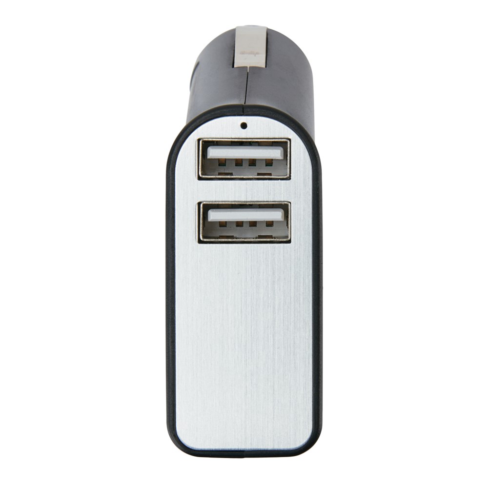 Veiligheids autolader met 2 USB poorten