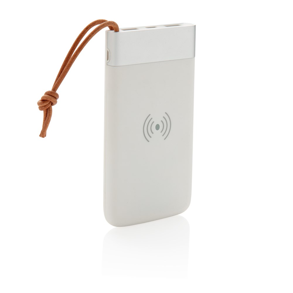 Aria 8.000 mAh powerbank met draadloos opladen